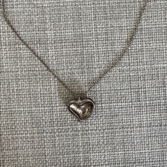 Tiffany & Co. Jewelry - Tiffany & Co. Heart Necklace Elsa Peretti Sterling silver